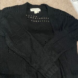 Saltwater Luxe Elegant Black Cardigan
